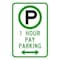 Sign Solutions Usa 12 in W, 18 in H, Aluminum, White DUS08DWT1218R7-21 - alternate 1